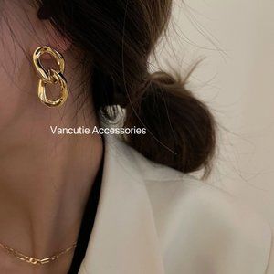 Metallic Chain Earrings